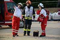 Übung an der RAG-Bohranlage in Sulzbach